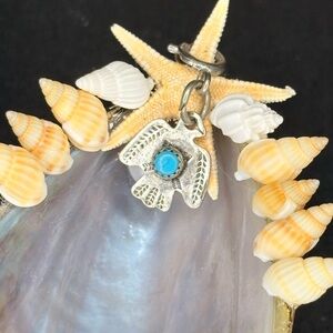 Vintage S925 Thunder Bird charm/pendant with Turquoise accent